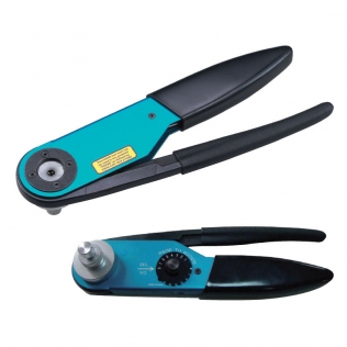 FOUR-MANDREL CRIMPING PLIERS FOR TURNED CONTACTS-W2